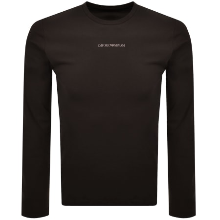 Product image for Emporio Armani Lounge T Shirt Choco Brown