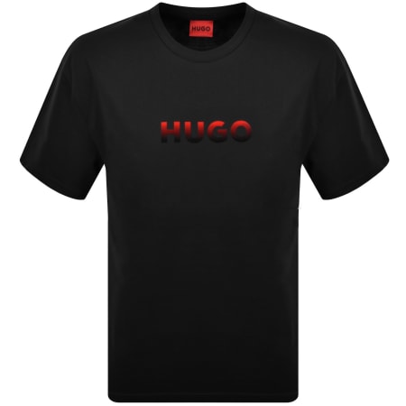 Product image for HUGO Ray Short Sleeve T Shirt Black