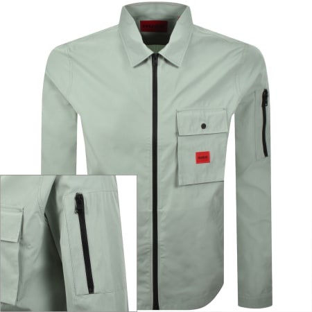 Product image for HUGO Emmond Overshirt Green