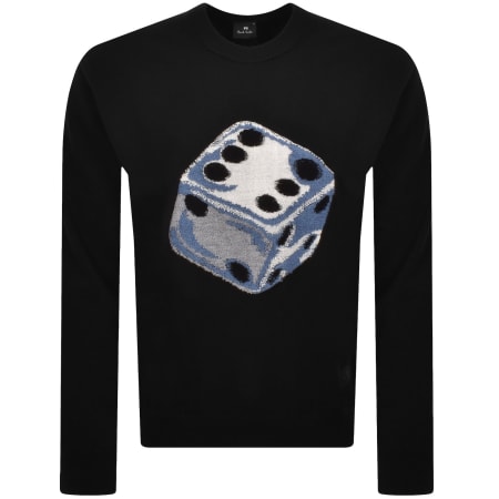 Product image for Paul Smith Dice Wool Jumper Black
