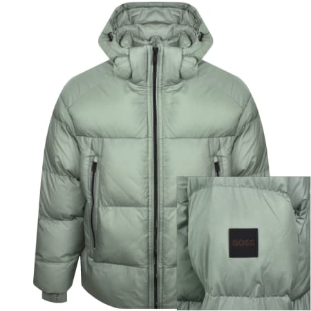 Product image for BOSS Orbok Puffer Jacket Light Green