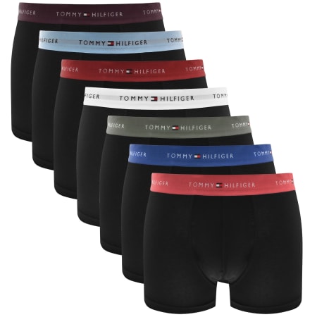 Product image for Tommy Hilfiger Underwear 7 Pack Trunks Black