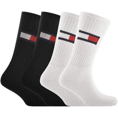 Product image for Tommy Jeans 4 Pack Sports Socks Multi