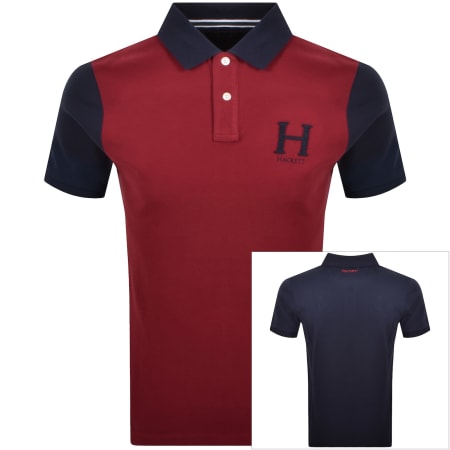 Product image for Hackett Heritage Peaks Polo T Shirt Red