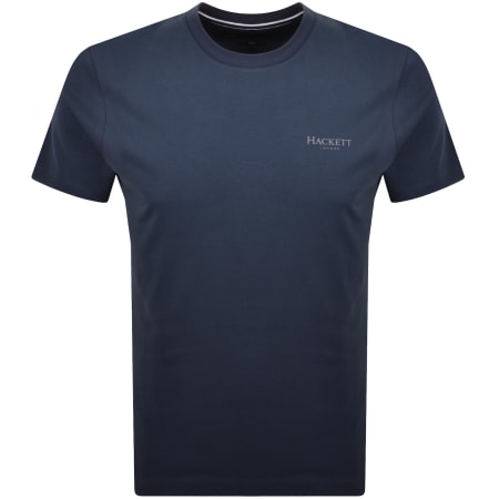 Product image for Hackett Small Logo T Shirt Blue