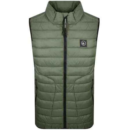 Product image for Marshall Artist Oakdale Bubble Gilet Khaki Green