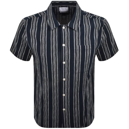 Product image for Farah Simon Striped Shirt Navy
