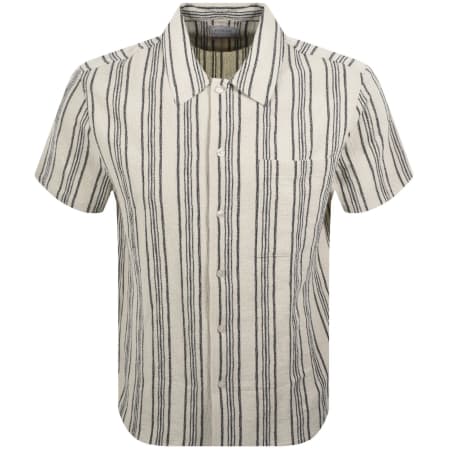 Product image for Farah Simon Striped Shirt Ecru