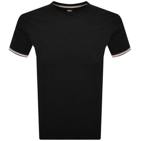 Product image for BOSS Thompson 04 Jersey T Shirt Black