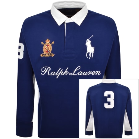 Product image for Ralph Lauren Polo Rugby Sweatshirt Blue