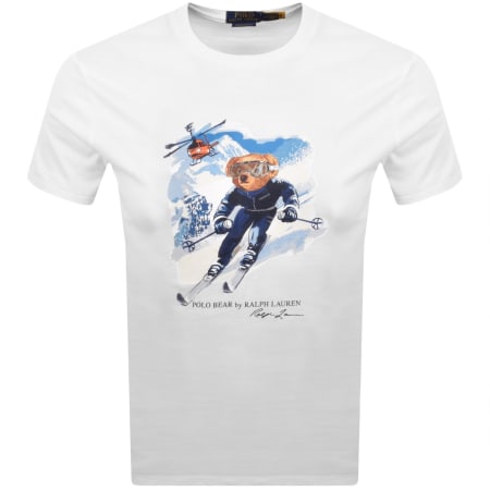 Product image for Ralph Lauren Active Bear T Shirt White