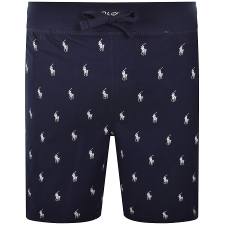 Product image for Ralph Lauren Patterned Lounge Shorts Navy