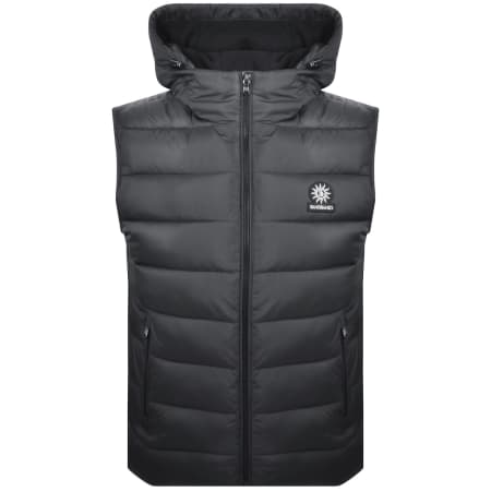 Product image for Sandbanks Hooded Puffer Gilet Grey