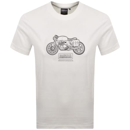 Product image for Barbour International Logo T Shirt White