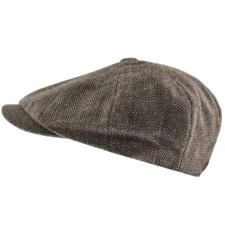 Product image for Barbour Fyne Tweed Bakerboy Hat Brown