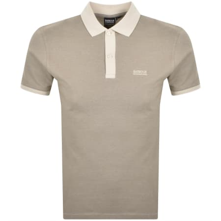 Product image for Barbour International Morley Oxford Polo Beige