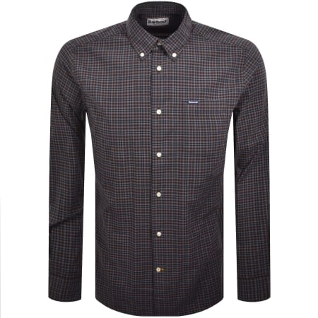 Product image for Barbour Lomond Tailored Tartan Shirt Brown