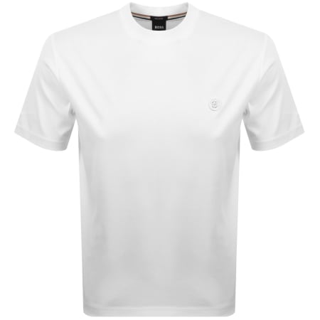 Product image for BOSS C Taut 01 Mercerised T Shirt White