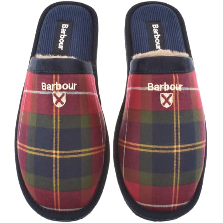 Product image for Barbour Everitt Mule Slippers Winterberry