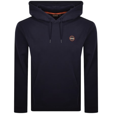 Product image for Napapijri B Badge Hoodie Navy