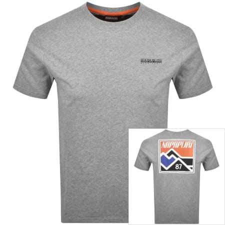 Product image for Napapijri S-Guide T Shirt Medium Grey