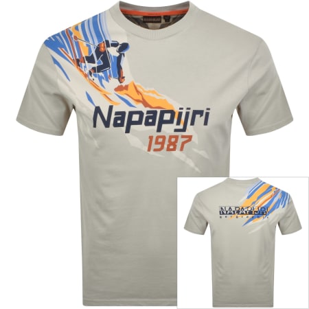 Product image for Napapijri S-Fiemme T Shirt Grey