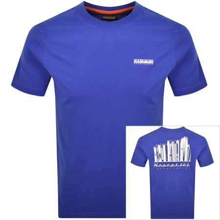 Product image for Napapijri S-Guide T Shirt Royal Blue