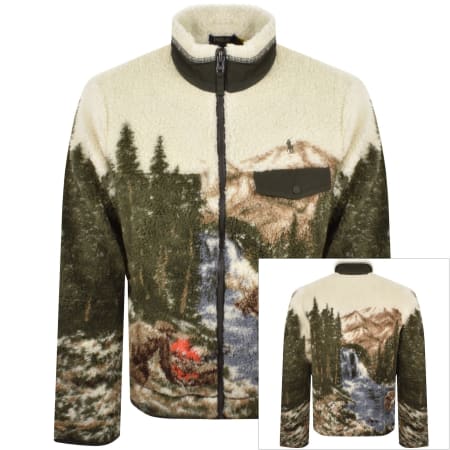 Product image for Ralph Lauren Full Zip Fleece Green