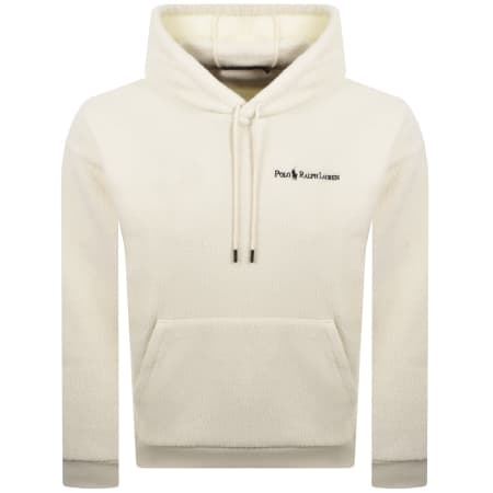 Product image for Ralph Lauren Borg Fleece Hoodie Cream