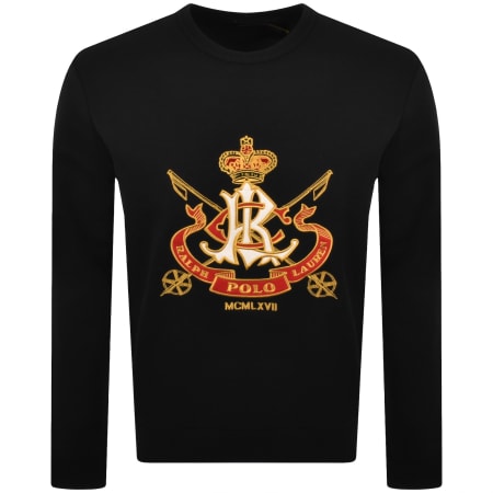 Product image for Ralph Lauren Crest Sweatshirt Black