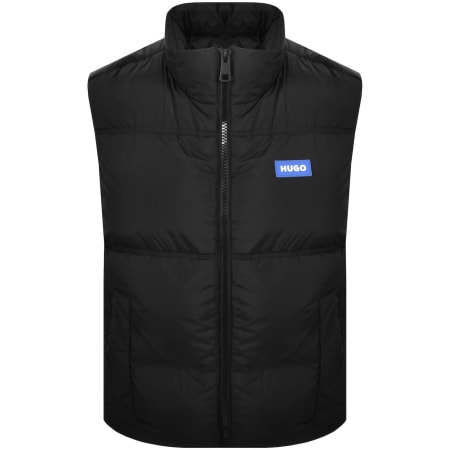 Product image for HUGO Blue Water Repellent Gilet Black