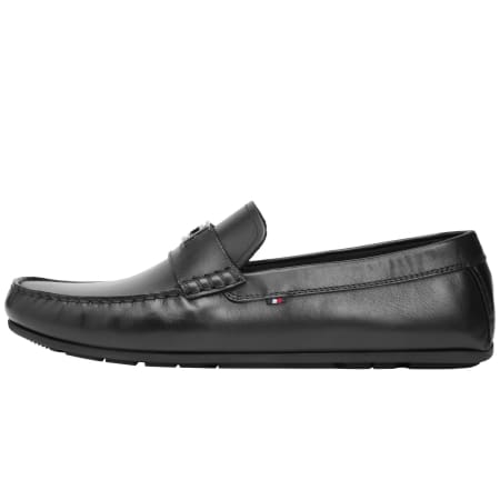 Product image for Tommy Hilfiger Plaque Driver Shoes Black