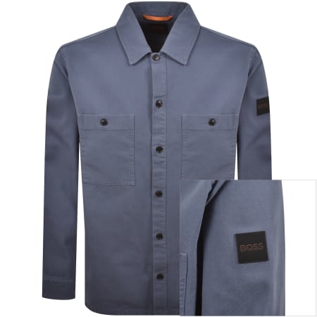 Product image for BOSS Locky 2 Overshirt Blue