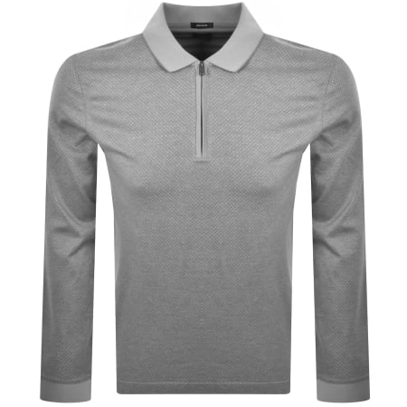 Product image for BOSS Peduzzi 06 Polo T Shirt Silver Grey