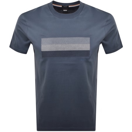 Product image for BOSS C Taut 10 Mercerised T Shirt Blue