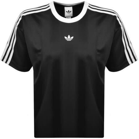 Product image for adidas Originals Jacquard Jersey T Shirt Black