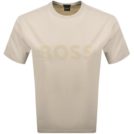 Product image for BOSS Iconic Logo T Shirt Beige