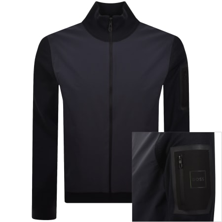 Product image for BOSS Knit Momentum-X Jumper Navy