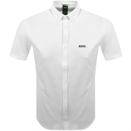 Product image for BOSS ST Motion Short Sleeve Shirt White