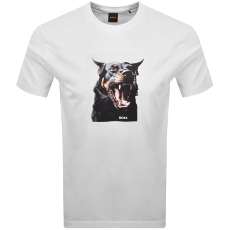 Product image for BOSS Dobermann T Shirt White