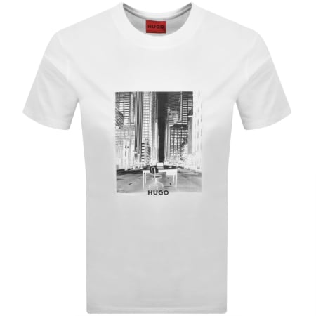 Product image for HUGO Deyss T Shirt White