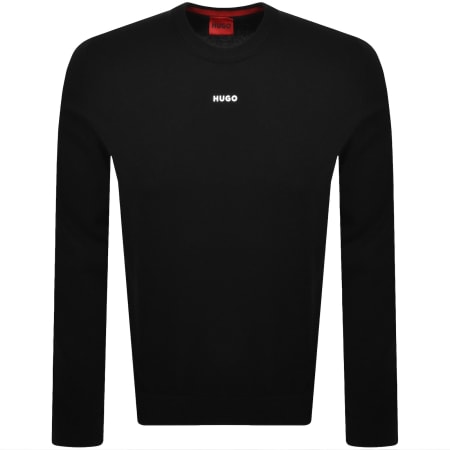Product image for HUGO San Cassius Knit Jumper Black