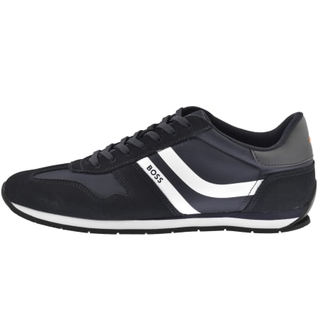 Product image for BOSS Levon Runner Trainers Dark Blue
