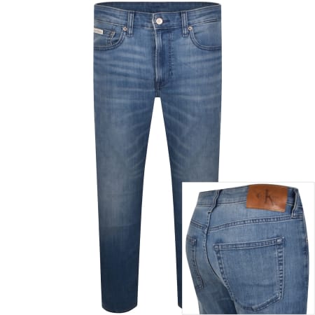 Product image for Calvin Klein Jeans Slim Taper Fit Jeans Blue