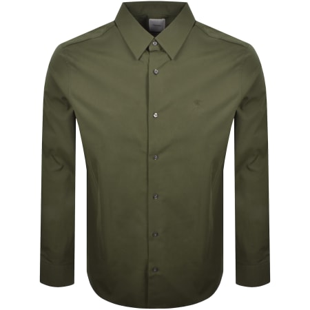 Product image for Calvin Klein Slim Fit Solid Shirt Green
