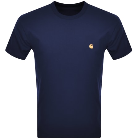 Product image for Carhartt WIP Chase T Shirt Navy