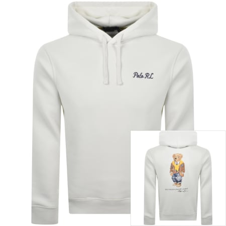 Product image for Ralph Lauren Heritage Bear Hoodie Cream