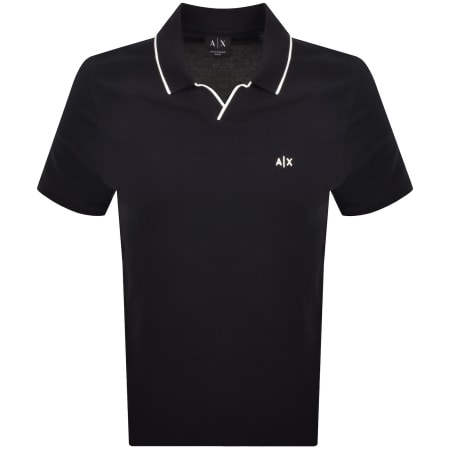 Product image for Armani Exchange Polo T Shirt Deep Navy