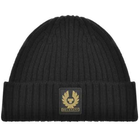 Product image for Belstaff Lambswool Watch Beanie Black