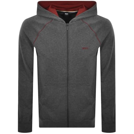 Product image for BOSS Mix And Match Full Zip Hoodie Grey